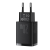 Basues Compact CCXJ-B01 Black - szybka ładowarka sieciowa, czarna (20W, 1x USB-C, 1x USB-A)